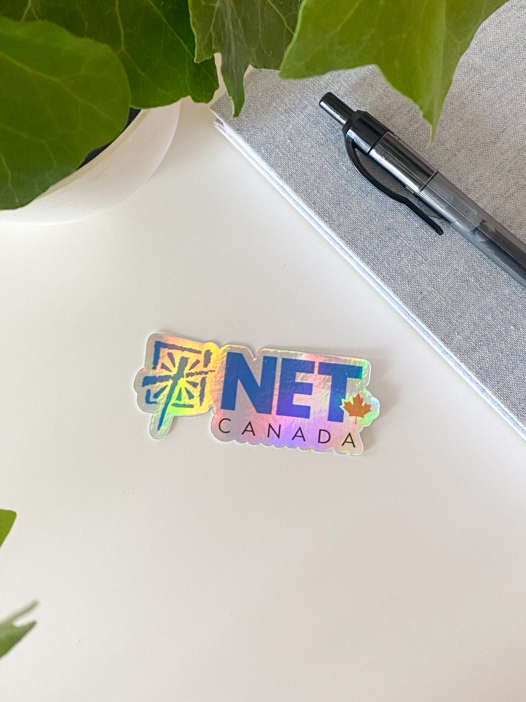 NET Canada Holographic Sticker
